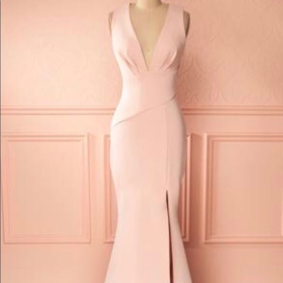 Long blush dress - Picture 3 of 4